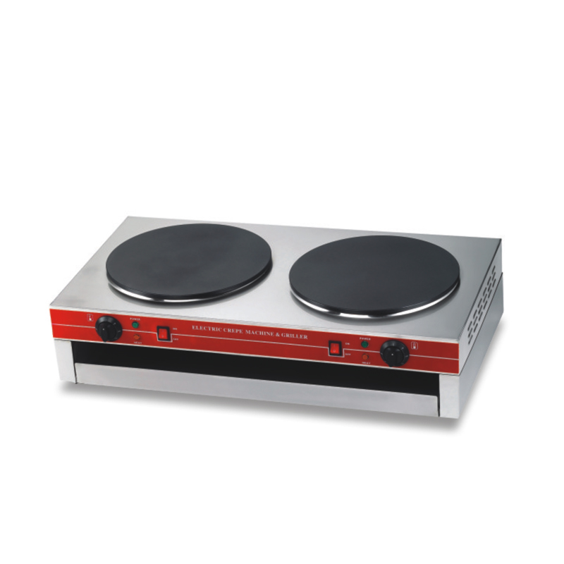 Electric Crepe Machine Double Burner
Model:LR-DE-2